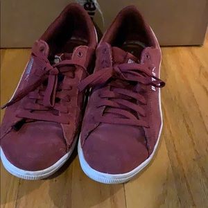 Puma suede memory foam sneakers